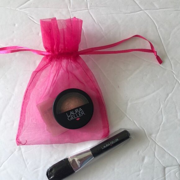 LAURA GELLER  Set of Blush-N-Brighten Pink Grapefruit & Brush - Picture 2 of 4